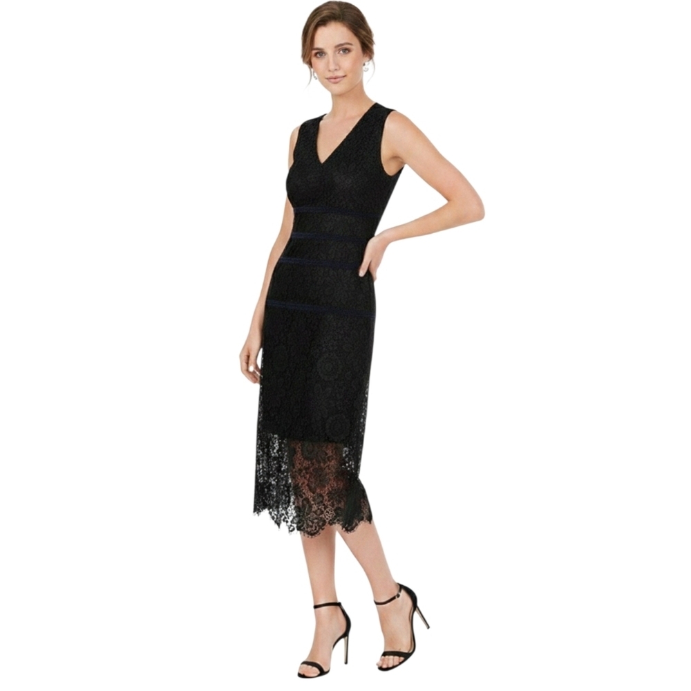 Lace Mid Length Sheath Dress By H&M